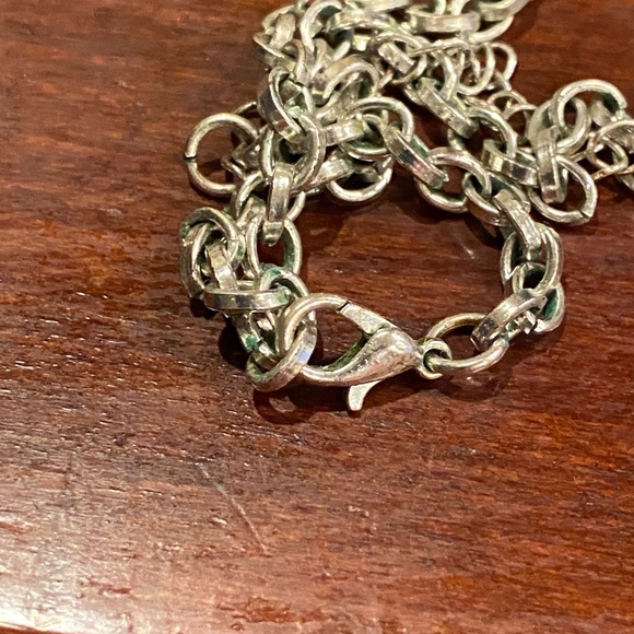 Elegant Silver Tone Bohemian Style Statement Necklace - Picture 11 of 15